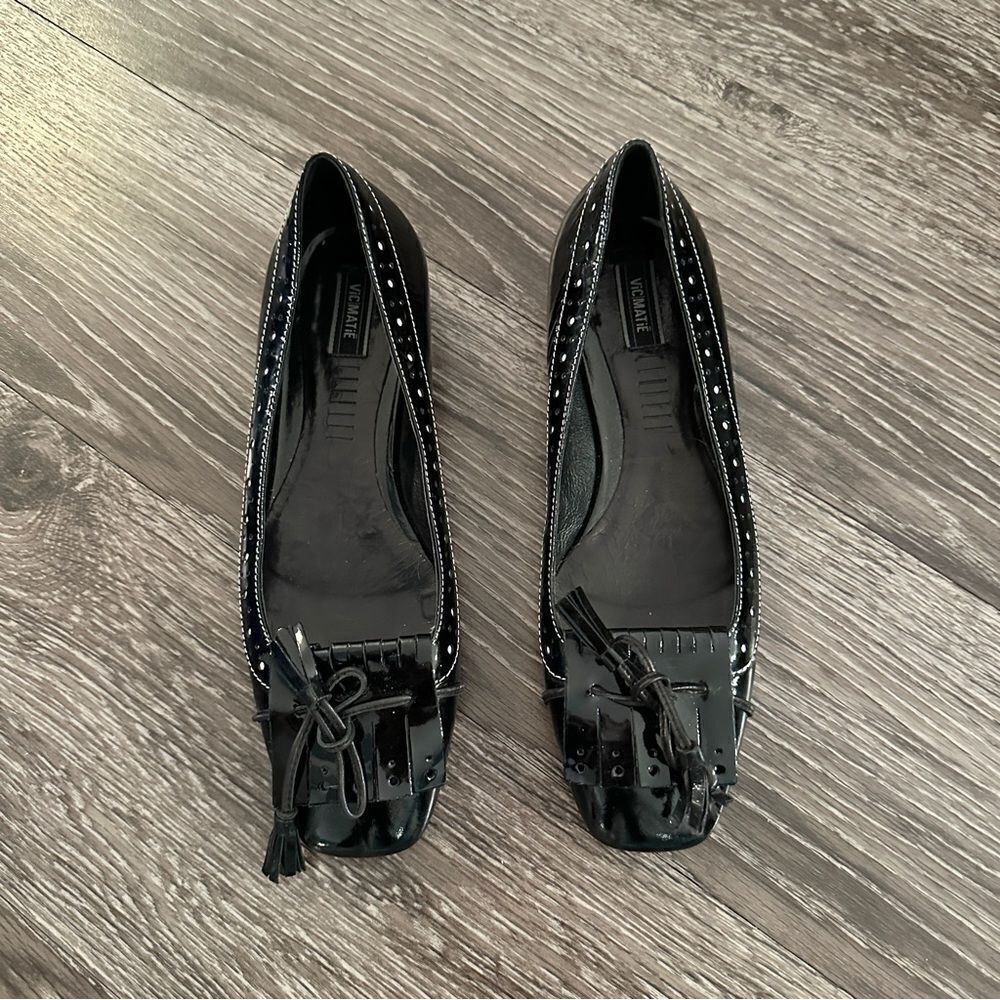Vic Marie Patent Leather Flats